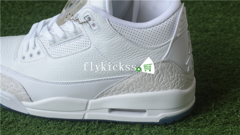 Authentic Air Jordan 3 Pure White